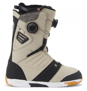 Men's DC Judge BOA® Snowboard Boots Beige Black | UK 47051NQTX