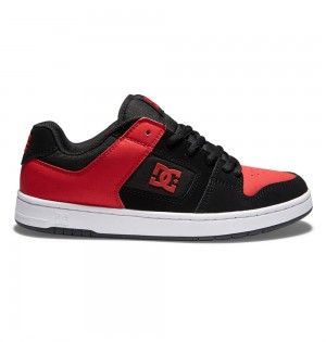 Men's DC Manteca 4 Sneakers Black Red | UK 52609YOFQ