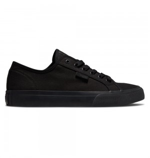 Men's DC Manual Sneakers Black | UK 32716NZBE