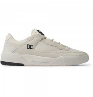 Men's DC Metric Skate Shoes White | UK 31609VOFX