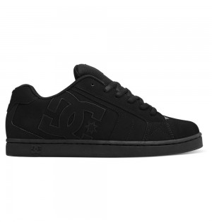 Men's DC Net Sneakers Black | UK 76534MDBK