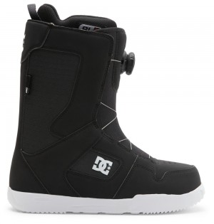 Men's DC Phase BOA® Snowboard Boots Black White | UK 14386APRD