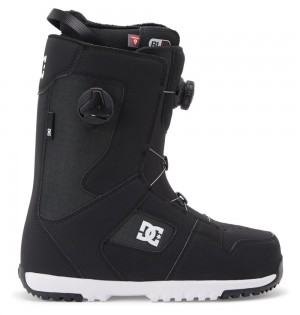 Men's DC Phase Pro BOA® Snowboard Boots Black White | UK 90613MEWI