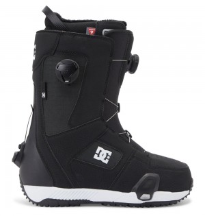 Men's DC Phase Pro Step On BOA® Snowboard Boots Black White | UK 18437SWXB