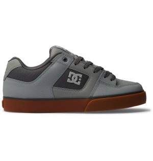 Men's DC Pure Sneakers Dark Grey | UK 73065FARX