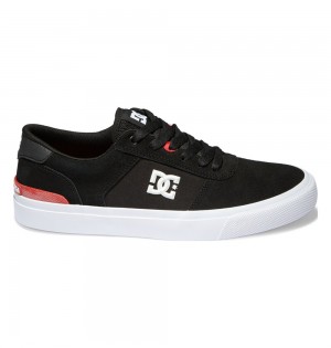 Men's DC Teknic S Skate Shoes Black White | UK 64072OMQP