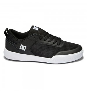 Men's DC Transit Sneakers Black White | UK 05816JVQR