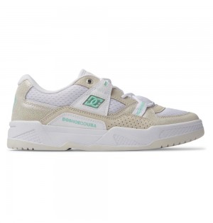 Women's DC Construct Sneakers White | UK 95218TZDU