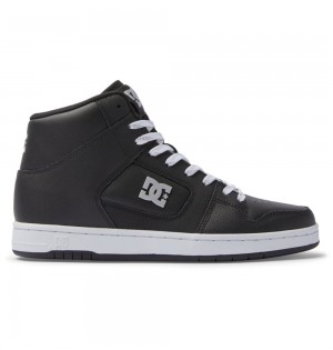 Women's DC Manteca 4 Hi High-Top Sneakers Black Silver | UK 53187DBHJ