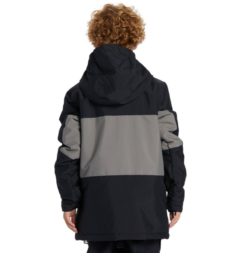 Kids' DC Defy Technical Jackets Black | UK 60192QAME