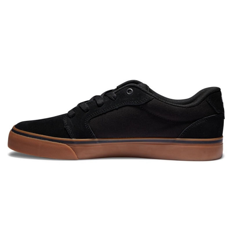 Men's DC Anvil Sneakers Black | UK 98510CJOS