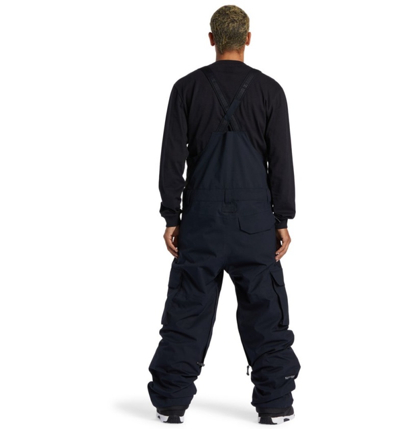 Men's DC Brigade 45K Technical Bib Pants Black | UK 20351NOBC