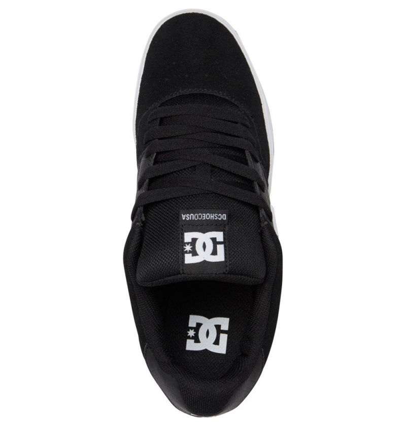 Men's DC Central Sneakers Black White | UK 89102ONJE