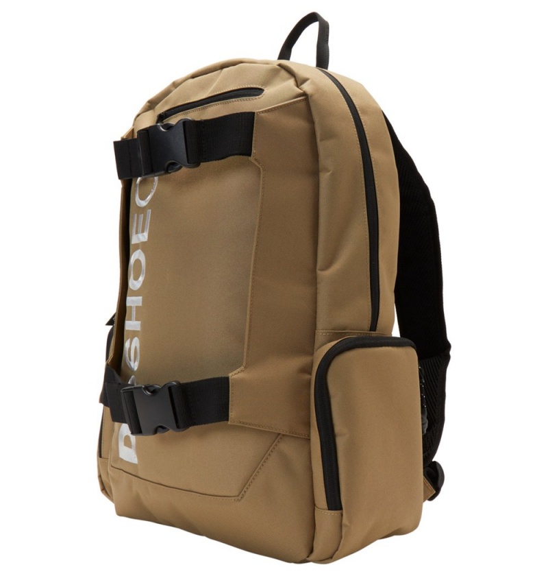 Men's DC Chalkers 28L Large Skate Backpack Green | UK 29841ZSBA