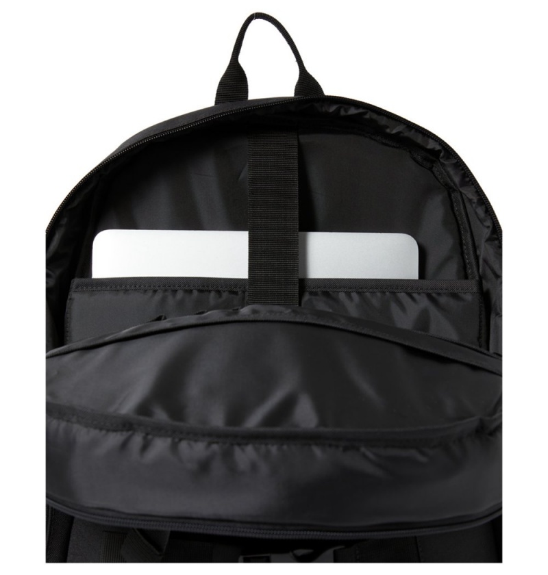 Men's DC Chalkers 28L Large Skate Backpack Black | UK 46730ZTKW