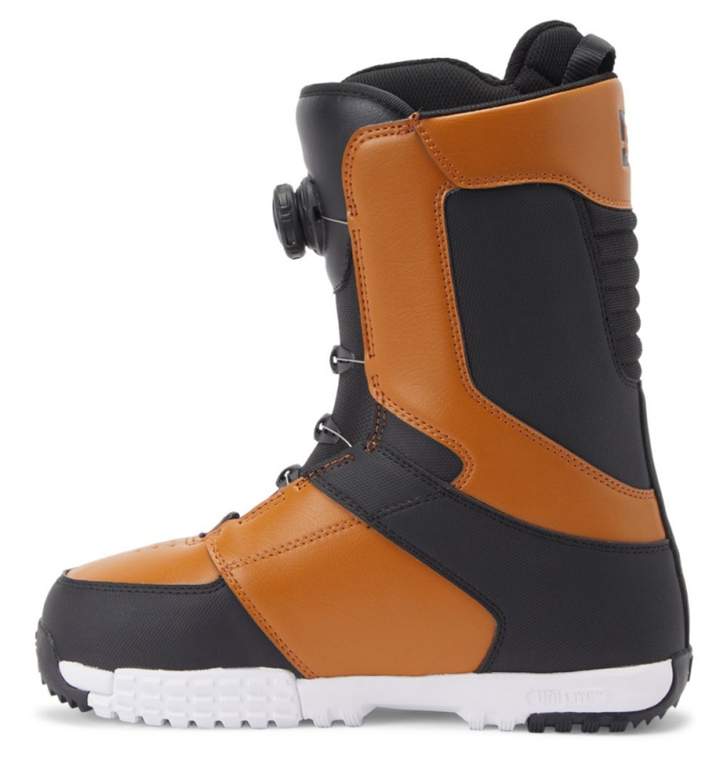 Men's DC Control BOA® Snowboard Boots Brown Black | UK 89127XHDM