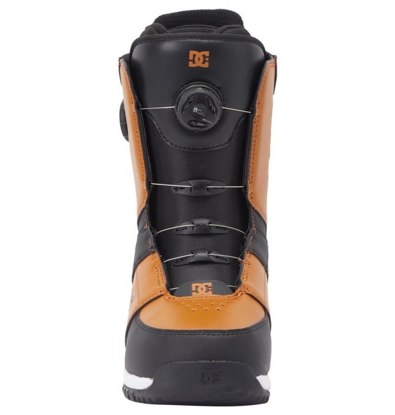 Men's DC Control BOA® Snowboard Boots Brown Black | UK 89127XHDM