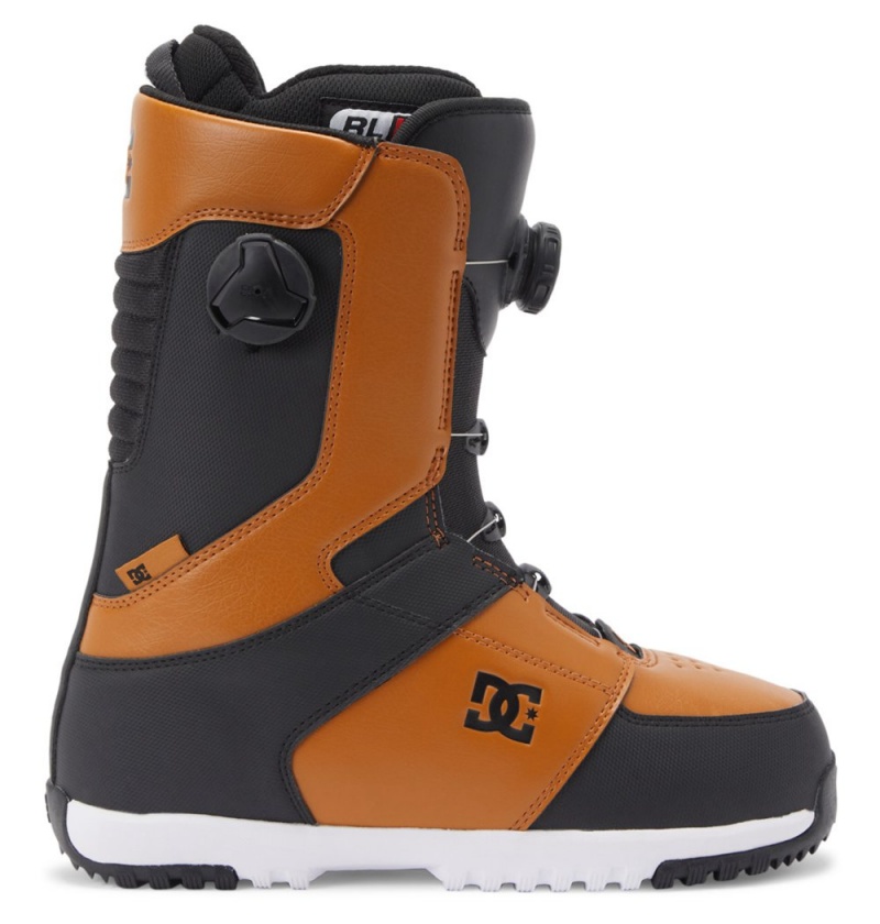 Men\'s DC Control BOA® Snowboard Boots Brown Black | UK 89127XHDM