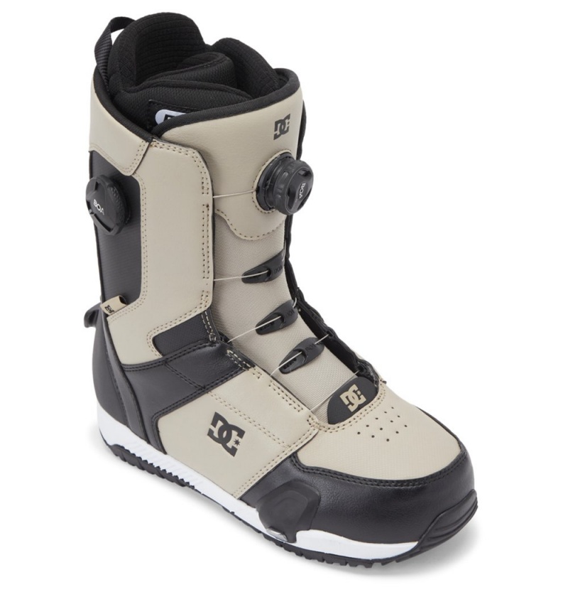 Men's DC Control Step On BOA® Snowboard Boots Beige Black | UK 63528MRGW