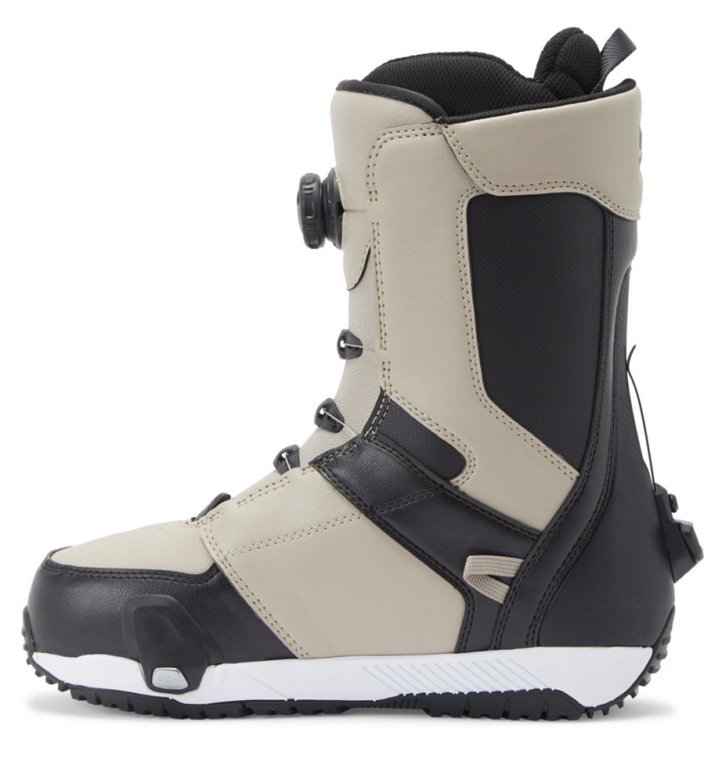 Men's DC Control Step On BOA® Snowboard Boots Beige Black | UK 63528MRGW