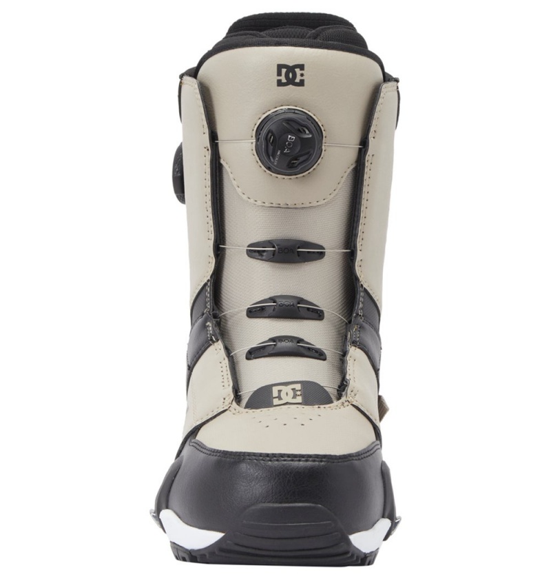 Men's DC Control Step On BOA® Snowboard Boots Beige Black | UK 63528MRGW