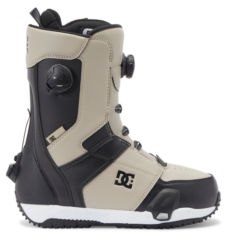 Men\'s DC Control Step On BOA® Snowboard Boots Beige Black | UK 63528MRGW