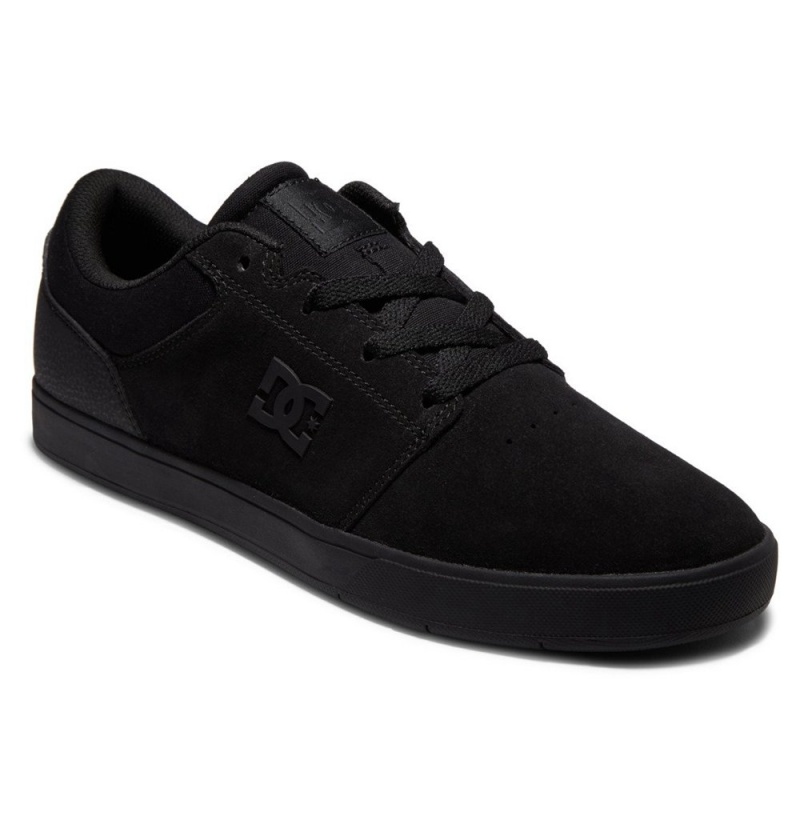 Men's DC Crisis 2 Skate Shoes Black | UK 45286AFMB