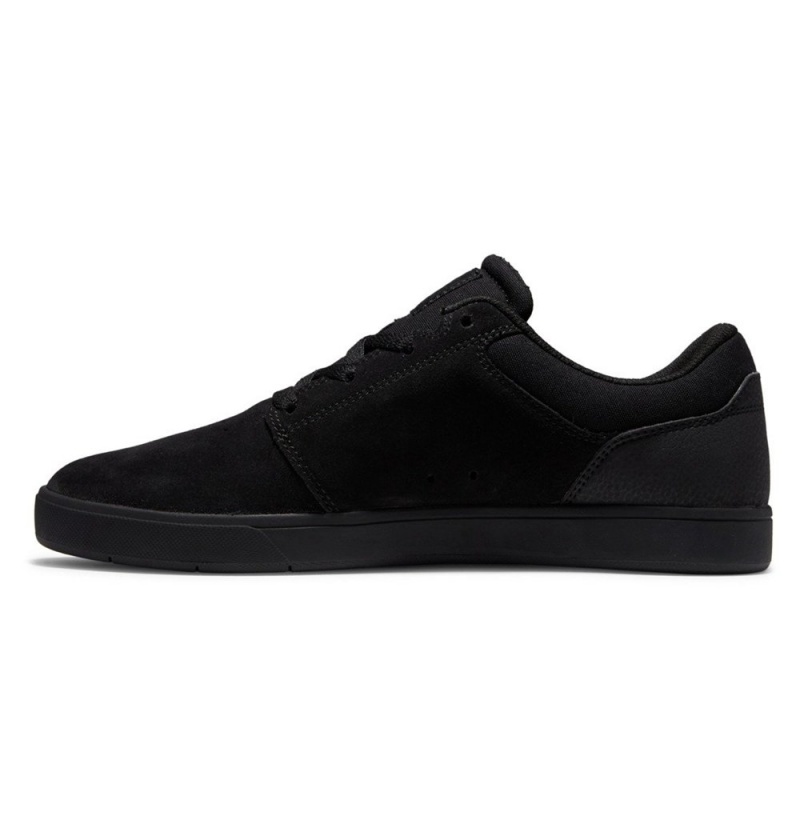 Men's DC Crisis 2 Skate Shoes Black | UK 45286AFMB