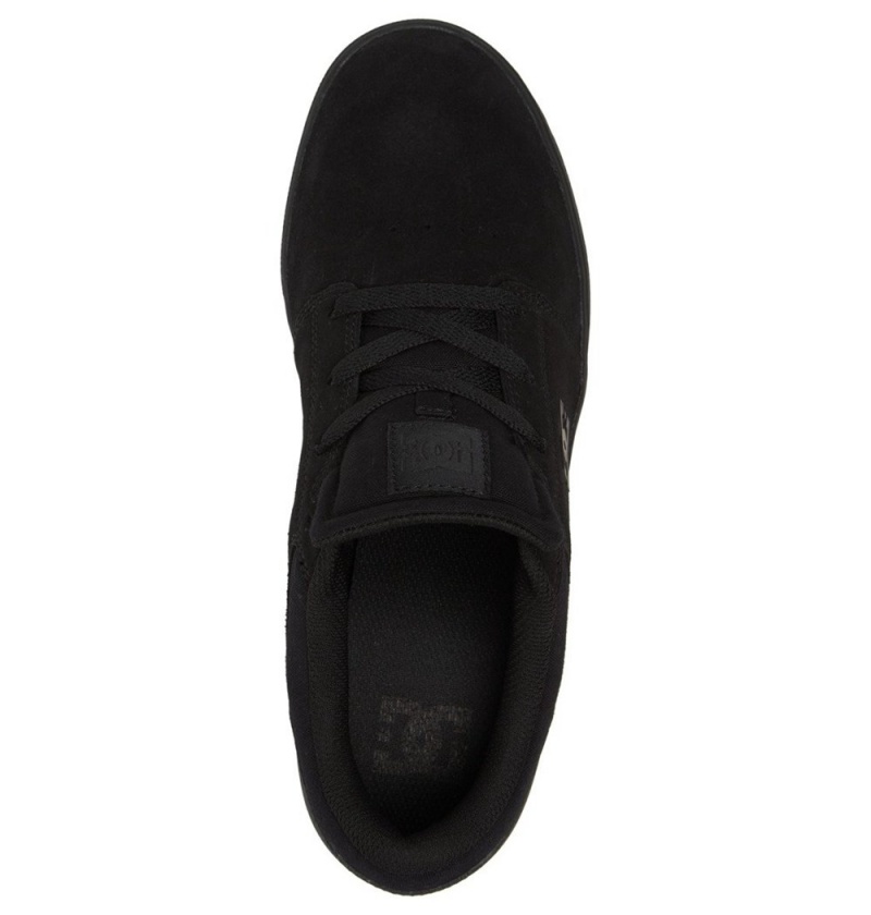 Men's DC Crisis 2 Skate Shoes Black | UK 45286AFMB