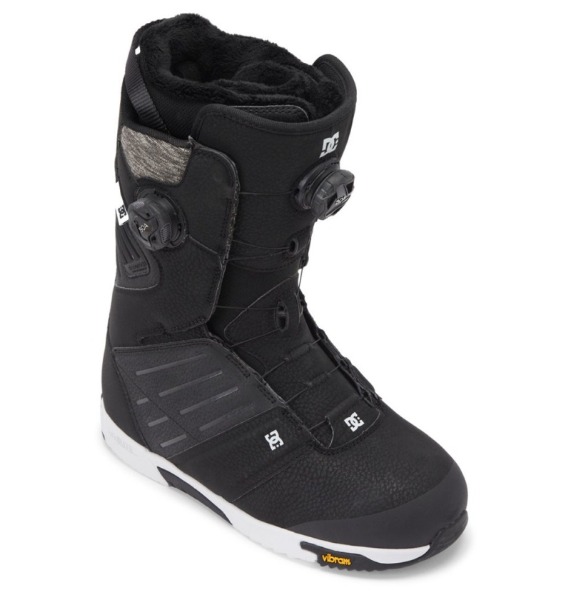 Men's DC Judge BOA® Snowboard Boots Black White | UK 56749FBJZ