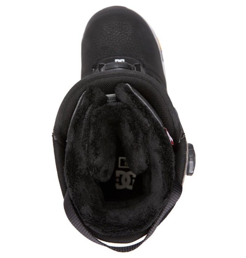 Men's DC Judge BOA® Snowboard Boots Black White | UK 56749FBJZ