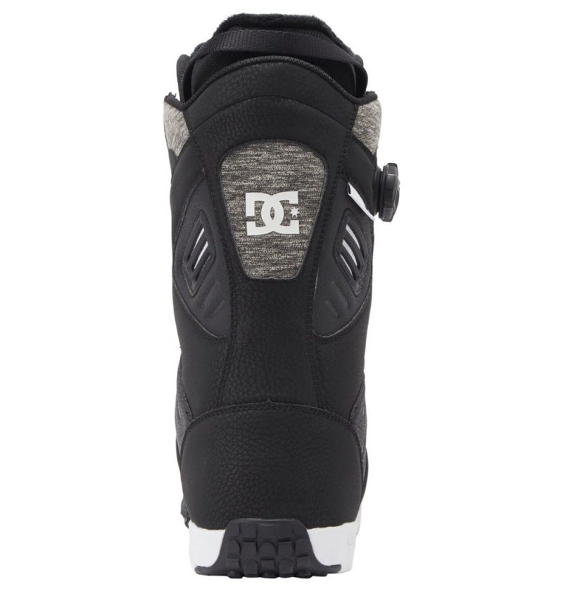 Men's DC Judge BOA® Snowboard Boots Black White | UK 56749FBJZ