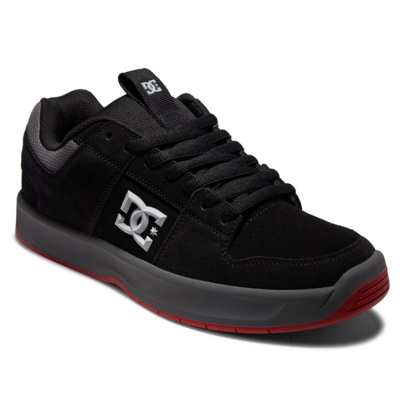 Men's DC Lynx Zero Skate Shoes Black Grey Red | UK 20485FBJR