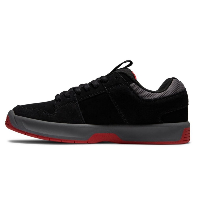 Men's DC Lynx Zero Skate Shoes Black Grey Red | UK 20485FBJR