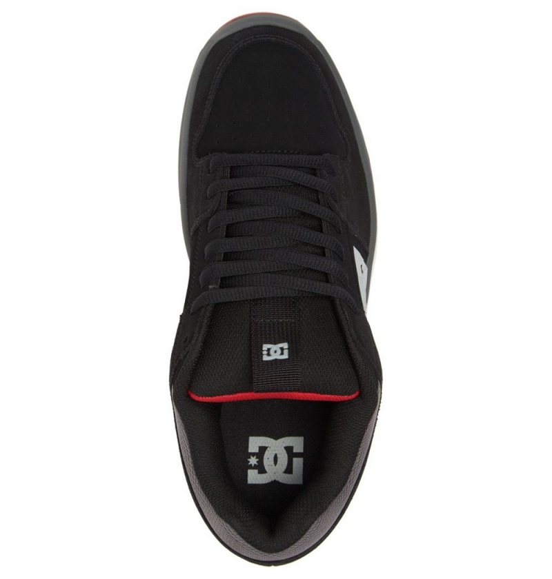 Men's DC Lynx Zero Skate Shoes Black Grey Red | UK 20485FBJR