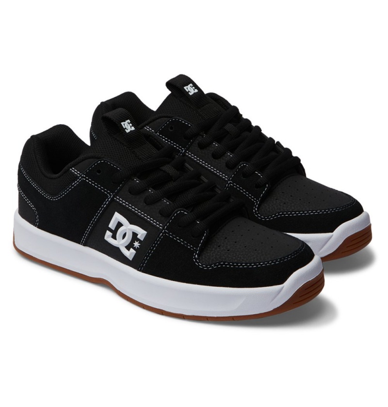 Men's DC Lynx Zero Skate Shoes Black White | UK 01256QTLW