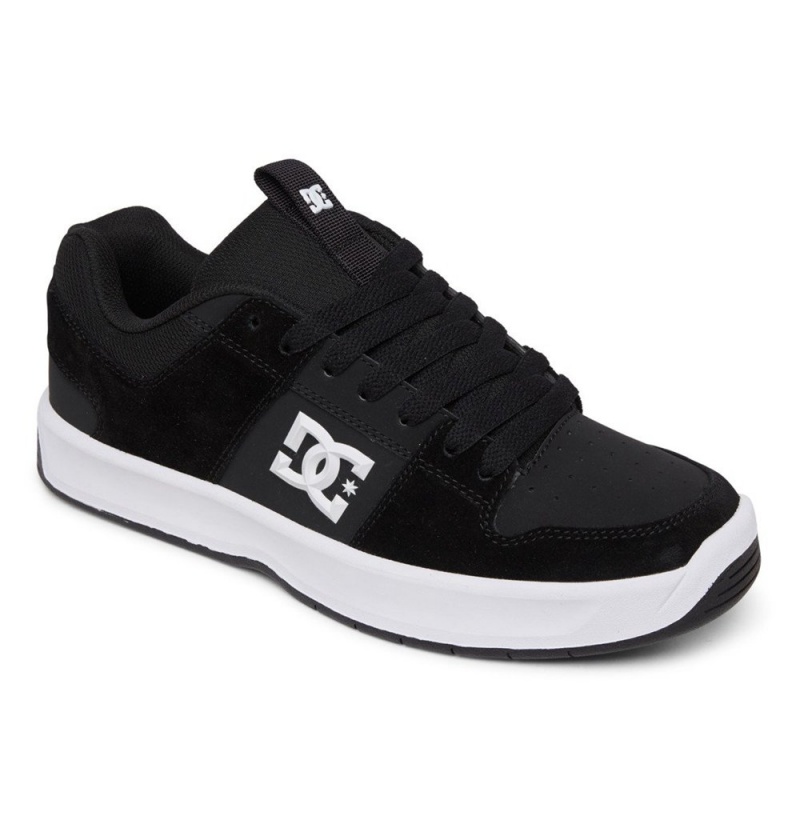 Men's DC Lynx Zero Skate Shoes Black White | UK 47259TLSI