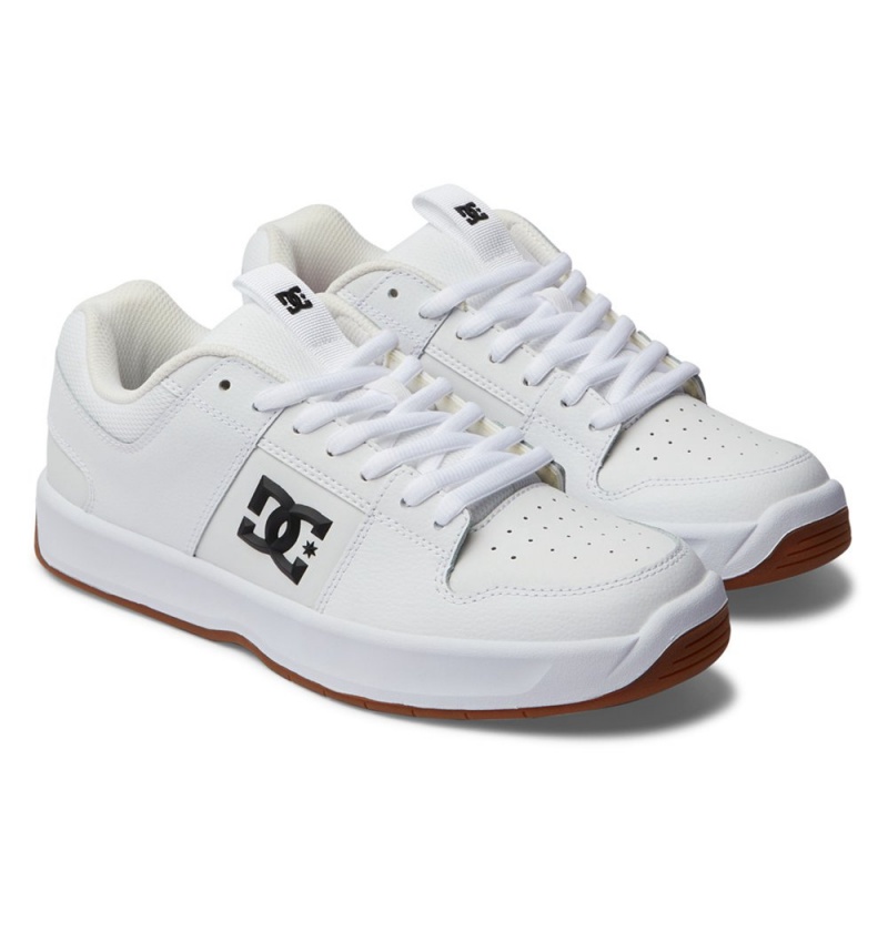 Men's DC Lynx Zero Skate Shoes White | UK 40785TLNM