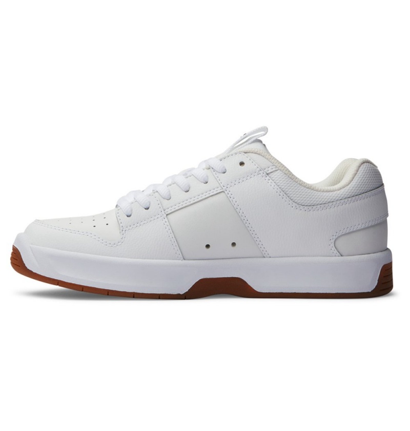 Men's DC Lynx Zero Skate Shoes White | UK 40785TLNM