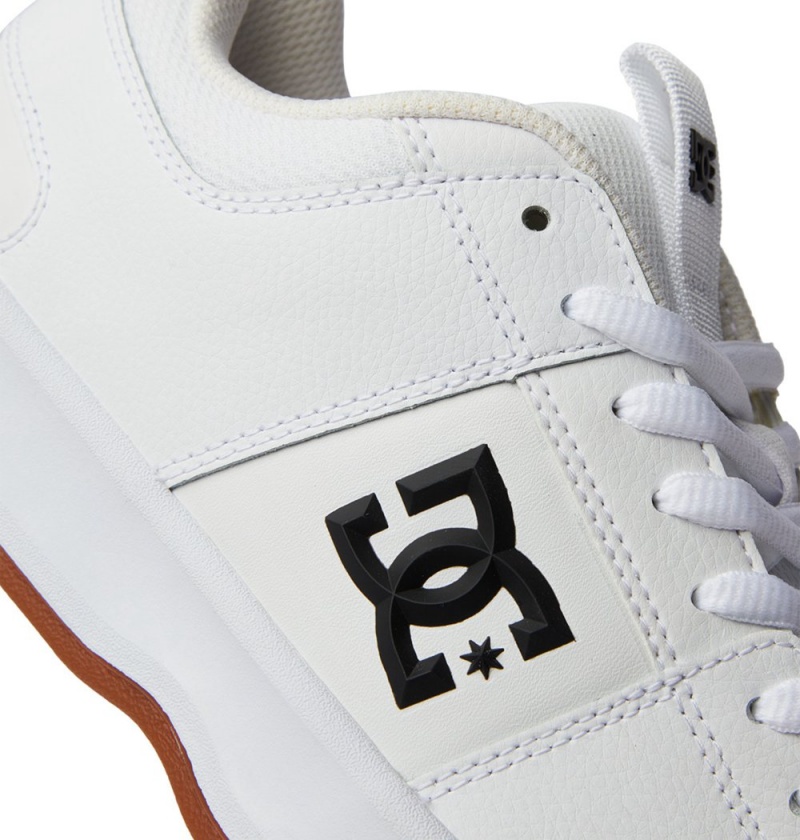 Men's DC Lynx Zero Skate Shoes White | UK 40785TLNM