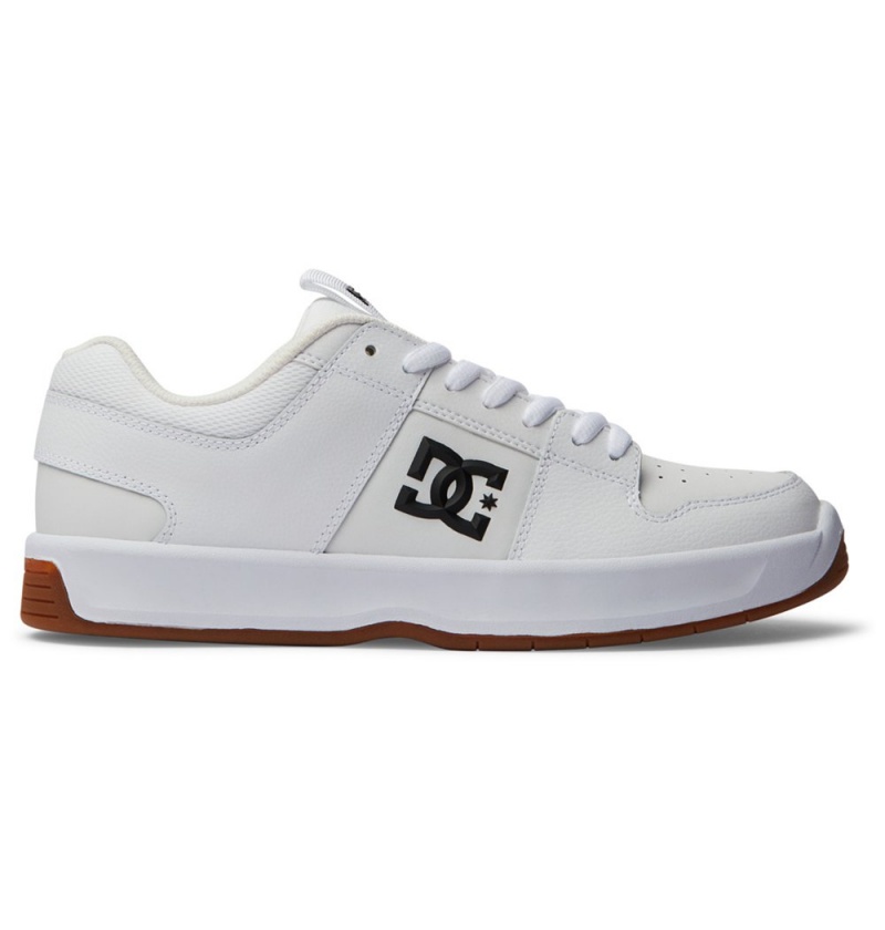 Men\'s DC Lynx Zero Skate Shoes White | UK 40785TLNM