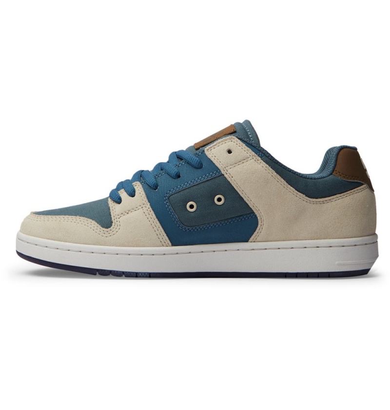 Men's DC Manteca 4 Sneakers Grey Blue White | UK 41065DMEJ