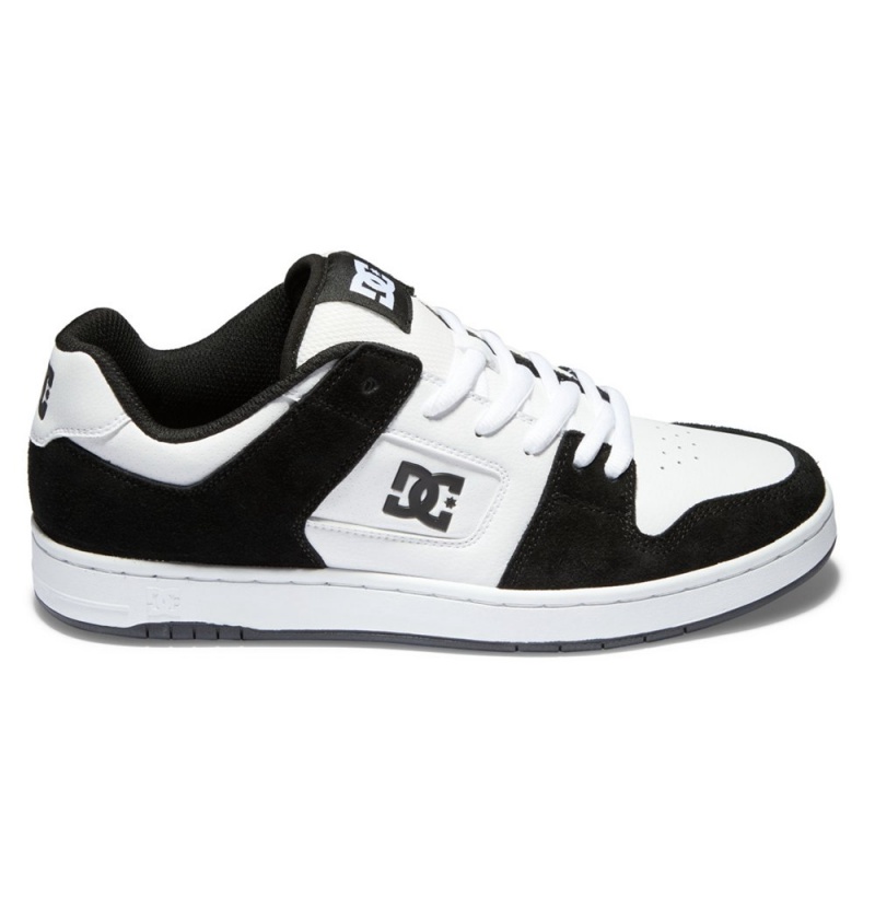 Men\'s DC Manteca 4 Sneakers White Black | UK 37985RXFC