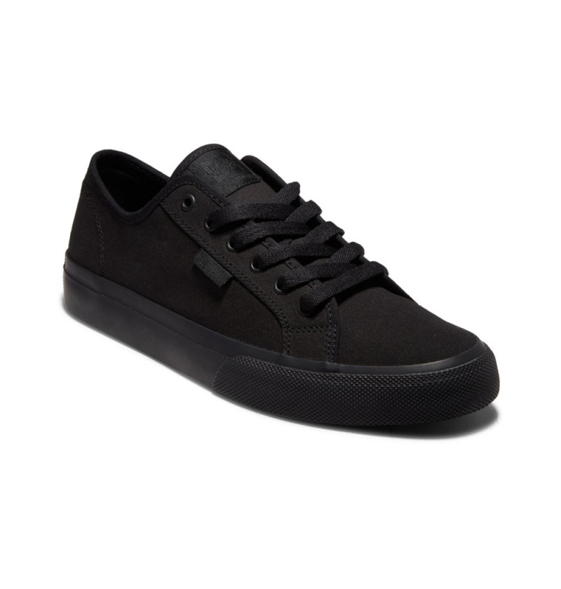 Men's DC Manual Sneakers Black | UK 32716NZBE