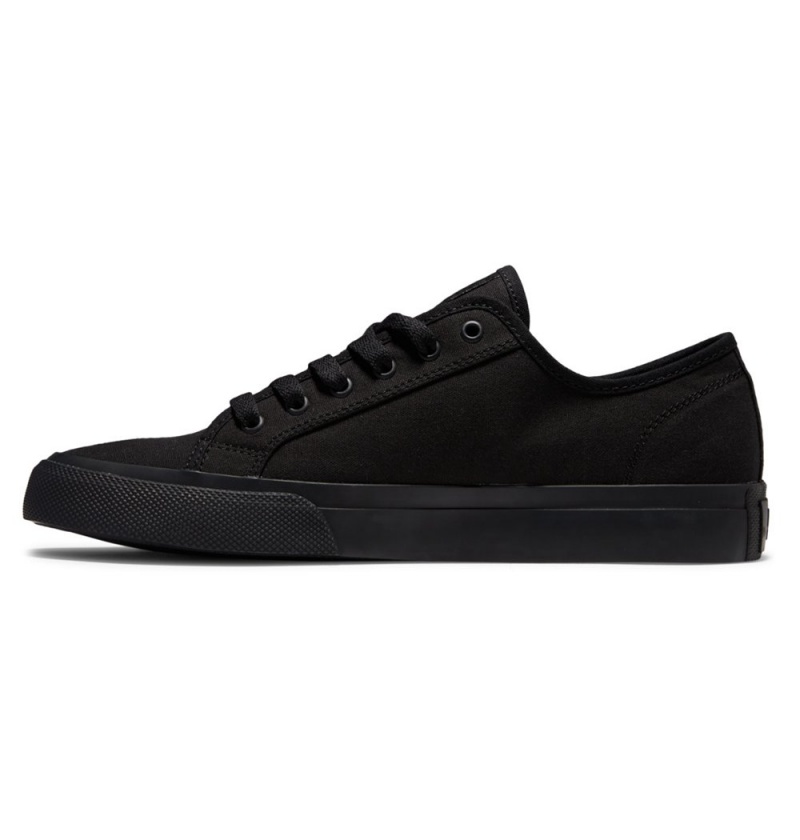 Men's DC Manual Sneakers Black | UK 32716NZBE