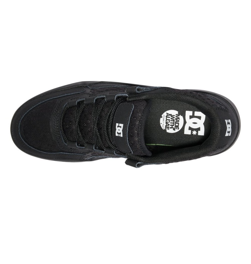 Men's DC Metric Skate Shoes Black | UK 58091ORPA