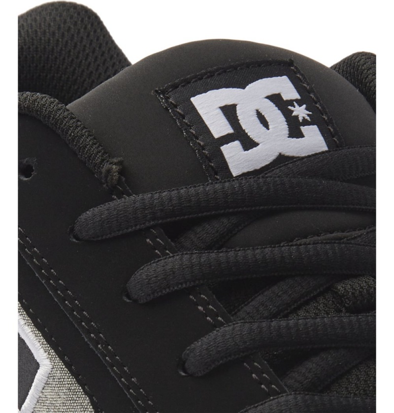 Men's DC Net Sneakers Black | UK 86374FLPO