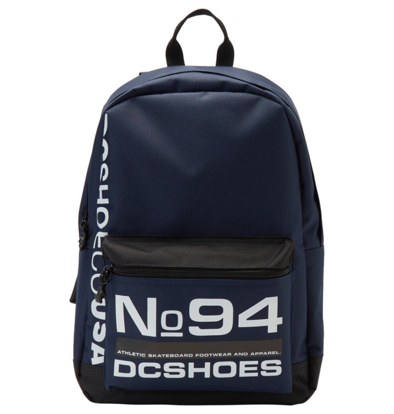 Men\'s DC Nickel Sport Bag Backpack Navy | UK 40589LAMD