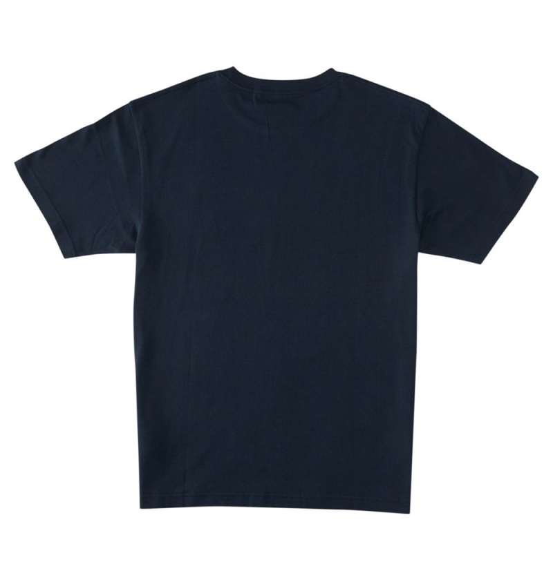 Men's DC Nine Four T-Shirt Navy | UK 69401IYBR