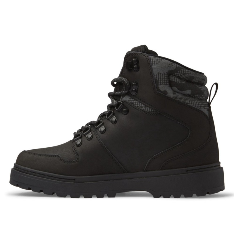 Men's DC Peary Tr Winter Boots Black Camo | UK 50469FUVO